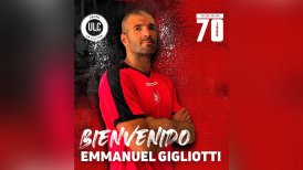 Unión La Calera fichó al experimentado delantero Emmanuel Gigliotti