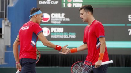 La sorpresiva caída de Tabilo y Barrios en el dobles ante Perú en la Copa Davis