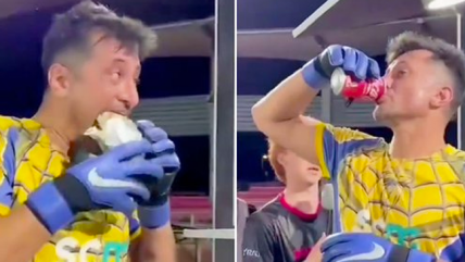[VIDEO] Simplemente el "Loco": Nicolás Peric protagonizó insólito momento en su partido de despedida