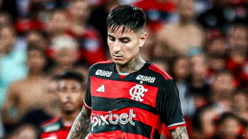 Erick Pulgar quedó fuera del duelo de Flamengo y Boavista por un fuerte cuadro febril