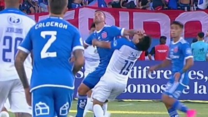[VIDEO] Luciano Pons fue expulsado en el debut de la U ante Audax