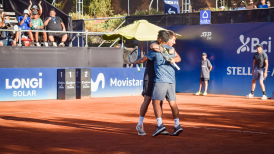 Matías Soto y Orlando Luz pasaron a las semifinales del dobles en el Chile Open