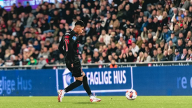 Darío Osorio fue titular y celebró el triunfo de Midtjylland sobre Randers en la liga danesa