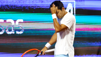Cristian Garin sufrió una dura caída y volvió a salir del top 100