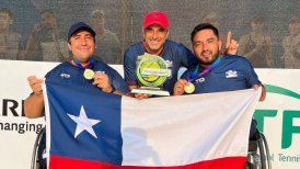 Francisco Cayulef y Diego Pérez sellaron la clasificación de Chile al Mundial de quad tenis