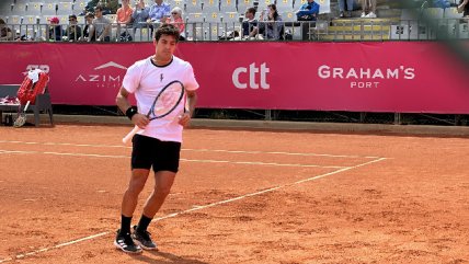 Cristian Garín se mete en cuartos de final en Estoril tras disputado encuentro frente a Fils