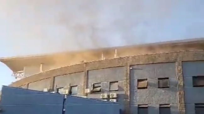 Se registró un incendio en el CAR del Parque Estadio Nacional