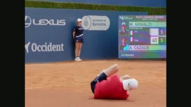 La durísima lesión que sufrió el francés Arthur Cazaux en su debut en el ATP de Barcelona