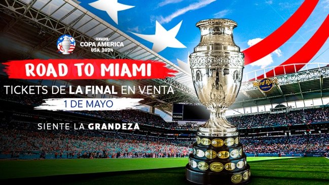 Ya hay fecha de venta para los tickets de la final de Copa América 2024