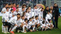 Jugadores de Colo Colo compartieron con niños de la escuela inclusiva Esperanza Alba