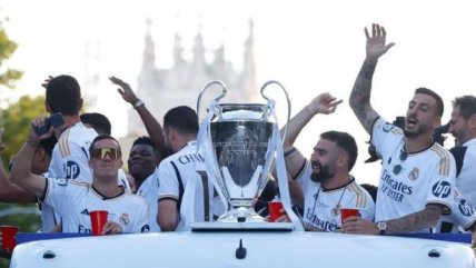 La 15 está en casa: Real Madrid celebró su histórica coronación de la UEFA Champions League