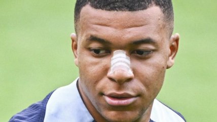 Kylian Mbappé volvió a los entrenamientos en Francia tras su fractura de nariz en la Eurocopa