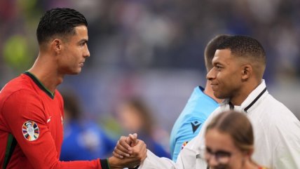 El emotivo gesto de Kylian Mbappé con la familia de Cristiano Ronaldo tras partido de la Eurocopa