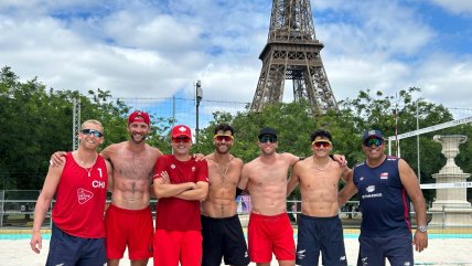 Los primos Grimalt entrenaron a los pies de la Torre Eiffel en la previa de los Juegos Olímpicos