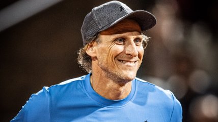 ¡Se concretó! Diego Forlán debutó en el tenis profesional