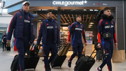 La U de Chile viajó por su sueño de la Libertadores a Argentina