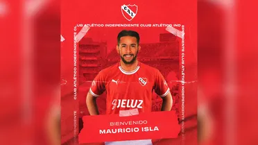 Independiente de Avellaneda oficializó el fichaje de Mauricio Isla