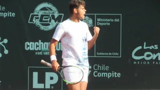Nicolás Bruna sacó la cara por Chile en el cuadro masculino de la Copa Las Condes