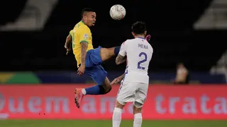 Gabriel Jesús se perderá la final de la Copa América por violenta patada a Eugenio Mena