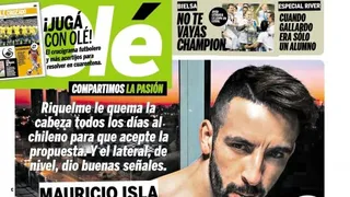 Mauricio Isla se tomó la portada de reconocido diario argentino por el interés de Boca Juniors