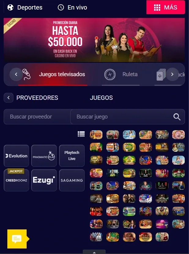 betsala casino en vivo