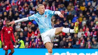 Erling Haaland fue la figura en aplastante goleada de Noruega sobre Armenia