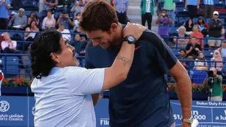 Familia de Maradona saludó a Del Potro con emotivo mensaje: “Los ídolos nunca se retiran”