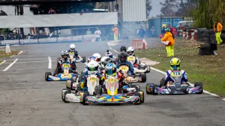 Sebastián Esteva ganó la quinta fecha y dejó al rojo el Campeonato Nacional de Karting