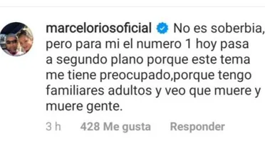 Marcelo Ríos y el coronavirus: “Esta huea de pandemia es terrible”