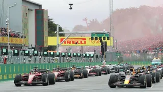 Verstappen y Pérez celebraron el doblete de Red Bull en Imola