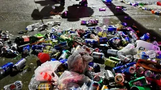 Así quedaron las calles de Filadelfia tras el triunfo de los Eagles en el Superbowl