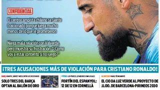 Arturo Vidal se tomó la portada de diario catalán debido a su molestia por jugar poco en Barcelona