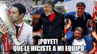 Los memes apuntaron contra Poyet y Parot tras la decepción de U. Católica ante Argentinos Juniors