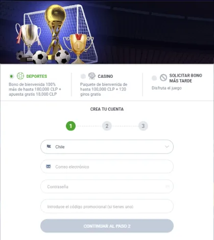 Registro 20bet promoción Mundial 2026