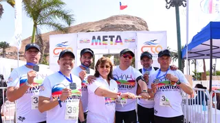 Arica: Equipo del Gobierno Regional se lució en Maratón Sin Frontera