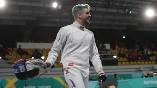 Pablo Núñez cosechó en esgrima una nueva plata para el Team Chile en Santiago 2023