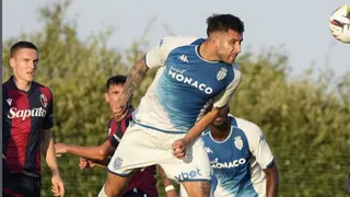 Guillermo Maripán anotó el gol de la victoria de Mónaco sobre Bologna en amistoso