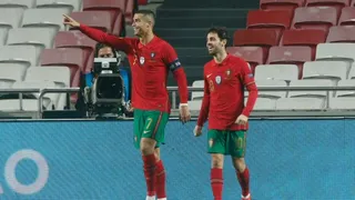 Cristiano Ronaldo anotó un golazo de cabeza en la aplastante victoria de Portugal sobre Andorra