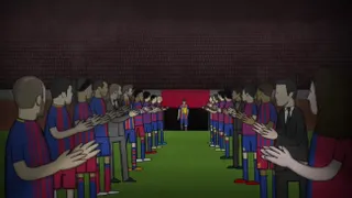 La emocionante caricatura que repasa la historia de Lionel Messi en FC Barcelona