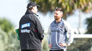 Técnico de Colombia se reencontró con Lionel Messi