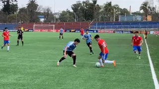 La Roja sub 17 se inclinó ante Uruguay en intenso duelo amistoso