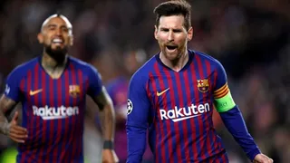 Lionel Messi comandó la abultada victoria de Barcelona sobre Lyon en la Champions
