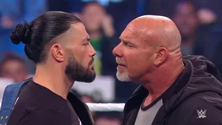 Goldberg regresó a WWE y retó a Roman Reigns a una lucha titular en Elimination Chamber