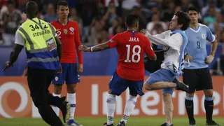 Hincha derribado por Gonzalo Jara envió un hostil mensaje a los chilenos