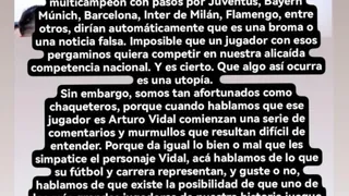 Vidal replicó publicación que ataca a Stöhwing y al bloque de Leonidas Vial con alusión a Lezcano