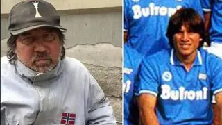 Ex compañero de Diego Maradona en Napoli vive en la calle como indigente