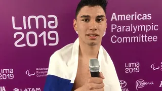 Vicente Almonacid y su oro en Lima: Estoy feliz por la marca y ser el campeón Parapanamericano