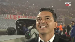 La emocionante despedida de los hinchas de River a Gallardo en su último partido en casa