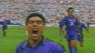 A 28 años del último grito de gol de Diego Maradona con la selección argentina