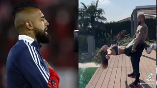 Vidal exhibió su preparación previo al viaje a Chile para “dejar la vida por la bandera”